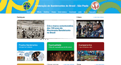 Desktop Screenshot of bandeirantesp.org.br