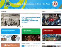 Tablet Screenshot of bandeirantesp.org.br